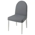 IKEA DANDERYD ДАНДЕРЮД, стілець, білий / ВІССЛЕ сірий 405.208.62 фото thumb №1