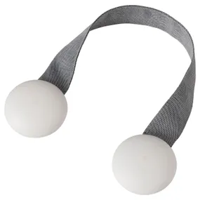 IKEA BERGKLEMATIS БЕРГКЛЕМАТІС, магнітні зав’язки для штор, сірий 904.985.52 фото
