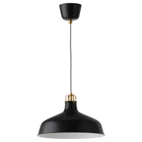 IKEA RANARP РАНАРП, підвісний світильник, чорний, 38 см 203.909.51 фото