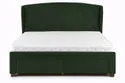 Двуспальная кровать с ящиками HALMAR SABRINA 160x200 см темно-зеленая фото thumb №3