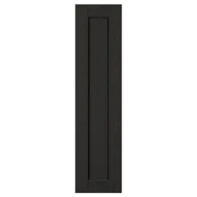IKEA LERHYTTAN ЛЕРХЮТТАН, дверцята, чорна морилка, 20x80 см 303.560.51 фото