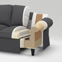 IKEA EKTORP ЕКТОРП, крісло, Горбистий бежевий 794.304.98 фото thumb №5