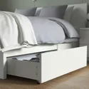 IKEA MALM МАЛЬМ, каркас кровати с 4 ящиками, белый / Линдбоден, 160x200 см 694.950.08 фото thumb №7