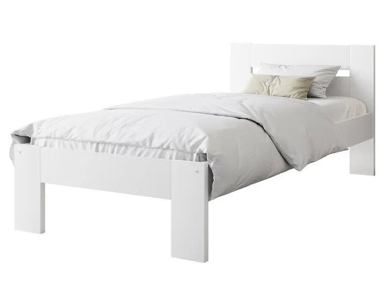 Односпальная кровать HALMAR MATILDA 90 90х200 см, белая фото №1