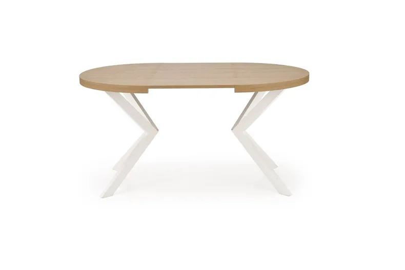 Розкладний стіл HALMAR PERONI 100-250x100 см золотий дуб - білий фото №11