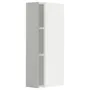 IKEA METOD МЕТОД, навесной шкаф с полками, белый / светло-серый, 20x80 см 795.388.23 фото