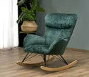 Мягкое кресло-качалка HALMAR CASTRO, темно-зеленый фото thumb №2