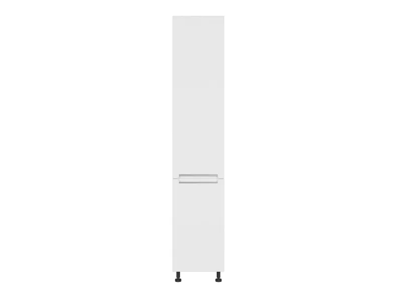 BRW высокий базовый шкаф для кухни Iris 40 см правый белый суперматовый, альпийский белый/ белый суперматовый FB_D_40/207_P/P-BAL/BISM фото №1