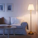 IKEA ÅRSTID ОРСТІД, торшер, латунь/білий 003.213.17 фото thumb №6