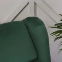 Кресло реклайнер бархатное MEBEL ELITE SIMON Velvet, зеленый фото thumb №6
