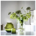 IKEA KONSTFULL КОНСТФУЛЛ, ваза, зеленый, 19 см 305.119.62 фото thumb №6