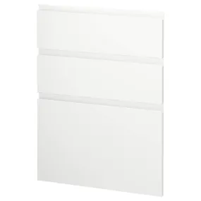 IKEA METOD МЕТОД, 3 фронтальні панелі для посудомийки, Voxtorp матовий білий, 60 см 594.499.22 фото