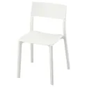 IKEA JANINGE ЯНІНГЕ, стілець, білий 002.460.78 фото thumb №1