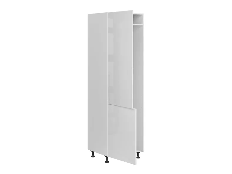 BRW Кухонный шкаф для встроенного холодильника Top Line 60 см левый белый глянец, альпийский белый/глянцевый белый TV_DL_60/207_L/L-BAL/BIP фото №3