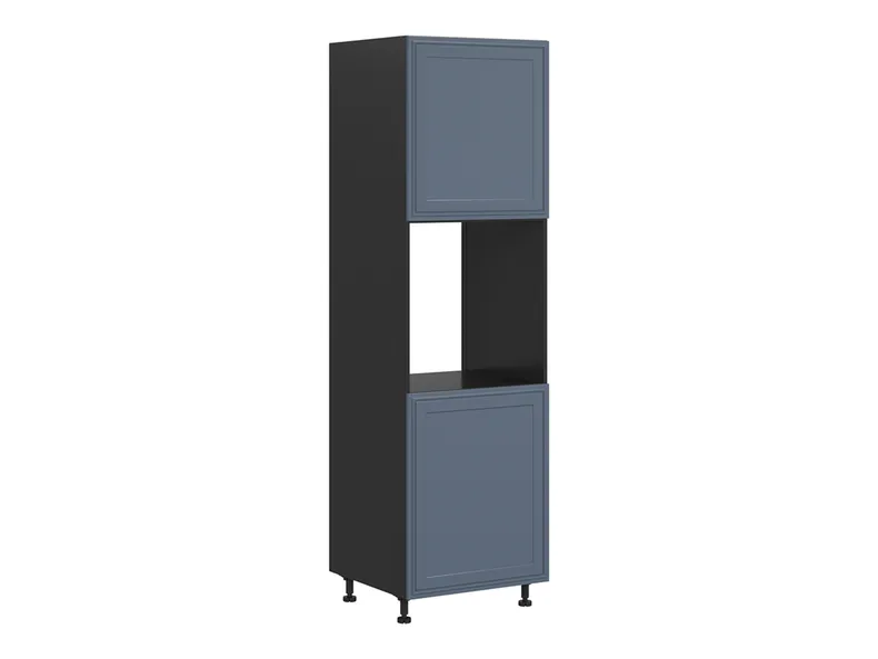 BRW Кухонный шкаф для встроенного духового шкафа Verdi высотой 60 см левый мистик матовый, черный/матовый FL_DPS_60/207_L/L-CA/MIM фото №2