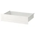 IKEA SANNIDAL САННИДАЛЬ, ящик, белый / белый, 80x57x20 см 594.378.44 фото thumb №1