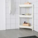 IKEA VESKEN ВЕСКЕН, кутовий стелаж, білий, 33x33x71 см 704.710.92 фото thumb №2