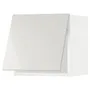 IKEA METOD МЕТОД, навісна шафа з нат мех відкривання, білий / Ringhult світло-сірий, 40x40 см 493.944.06 фото