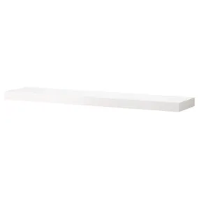 IKEA LACK ЛАКК, полиця навісна, білий/глянець, 110x26 см 203.096.54 фото