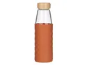BRW Стеклянная бутылка в силиконовой упаковке 500 мл оранжевая 090533 фото thumb №1
