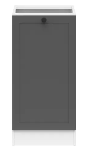 BRW Junona Line базовый шкаф для кухни 40 см правый графит, белый/графит D1D/40/82_P_BBL-BI/GF фото
