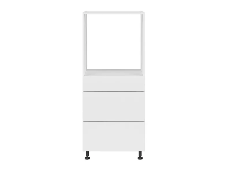 BRW Вбудовувана кухонна шафа з духовкою Top Line 60 см з висувними ящиками білий глянець, альпійський білий/глянцевий білий TV_DPS_60/143_2SMB/SMB-BAL/BIP фото №1