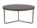 Журнальний стіл SIGNAL ANTILA, сірий (ефект каменю) / чорний, 80х40 см фото thumb №1