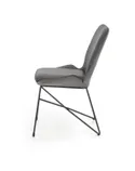 Кухонний стілець HALMAR K454 чорний, сірий фото thumb №8