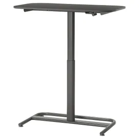 IKEA SEGRARE СЕГРАРЕ, стол-трансформер, тёмно-серый, 110x60 см 405.347.03 фото