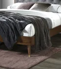 Ліжко двоспальне HALMAR CASSIDY 160x200 см сіре фото thumb №6