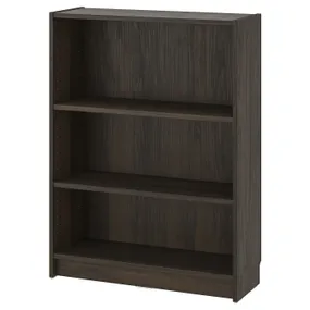 IKEA BILLY БІЛЛІ, книжкова шафа, темно-коричневий під дуб, 80x28x106 см 404.927.79 фото
