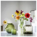 IKEA KONSTFULL КОНСТФУЛЛ, ваза, матовое стекло / зеленый, 10 см 905.119.59 фото thumb №2