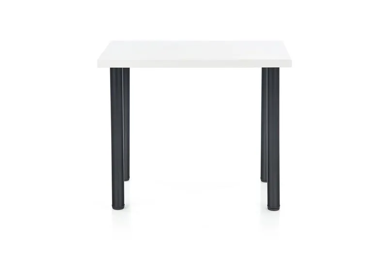 Кухонный стол HALMAR MODEX 2 90x60 см цвет столешницы - белый, ножки - черные фото №3