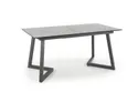 Обідній стіл розкладний HALMAR TIZIANO 160-210x90 см, стільниця - світлий сірий / темний сірий, ніжки - темний сірий фото thumb №11