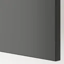 IKEA BESTÅ БЕСТО, комбінація шаф для тв / скляні дверц, темно-сірий ЛАППВІКЕН / СІНДВІК темно-сірий, 300x42x211 см 195.560.75 фото thumb №3