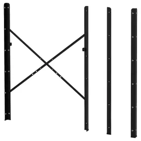 IKEA BROR БРОР, стійка, чорний, 110 см 003.332.78 фото