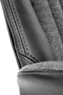Кресло вращающееся HALMAR ARGENTO, графит/черный фото thumb №6