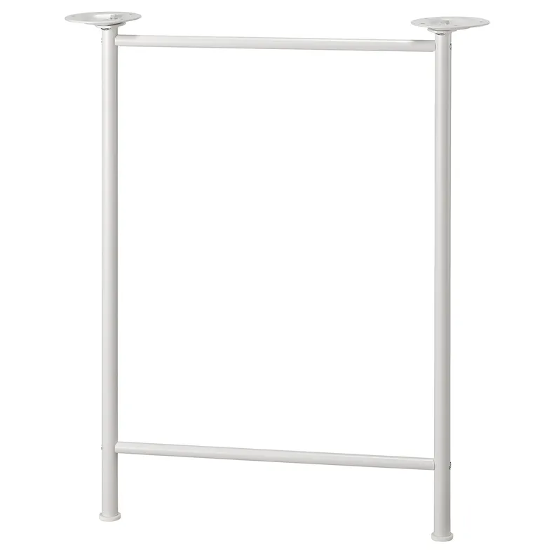 IKEA LAGKAPTEN ЛАГКАПТЕН / SPÄND СПЭНД, письменный стол, Дуб, окрашенный в белый/белый цвет, 120x60 см 695.636.34 фото №3