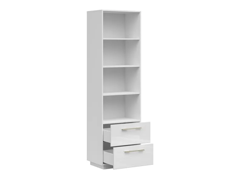 BRW FL Smart, книжный шкаф, белый глянец REG2S/KPL-BAL/BIP фото №3