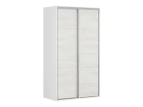 BRW Раздвижной шкаф Flex 120 см белый/светлая лиственница сибиу, белая/яркая лиственница сибиу SZAFA_ZESTAW_183-BI/MSJ фото