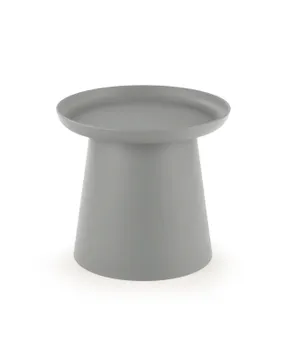 Журнальный стол круглый HALMAR ALEXIS 50x50 см, серый фото