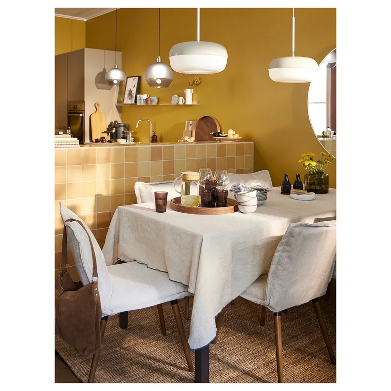 IKEA KLINTEN КЛІНТЕН, стілець, коричневий / Кіланда світло-бежевий 005.468.78 фото №4