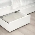 IKEA SONGESAND СОНГЕСАНД, каркас кровати с 4 ящиками, белый / Линдбоден, 140x200 см 494.950.47 фото thumb №9