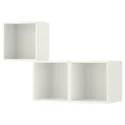 IKEA EKET ЭКЕТ, комбинация настенных шкафов, белый, 105x35x70 см 292.862.81 фото thumb №1