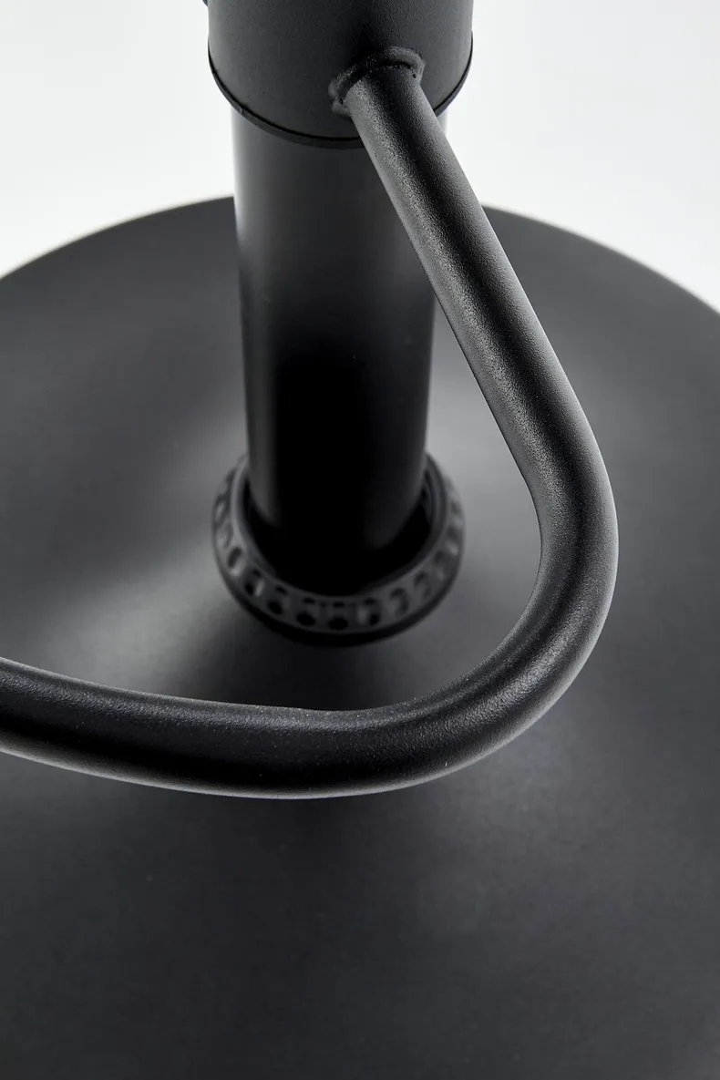 Барный стул HALMAR H88 хокер - черный, обивка - коричневый фото №9