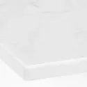 IKEA ÄNGSJÖN ЕНГШЕН / BACKSJÖN БАККШЕН, шафа під раковину / раков / змішувач, глянцевий білий / білий імітація мармуру, 102x49x71 см 895.284.23 фото thumb №6