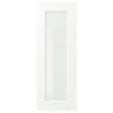IKEA ENKÖPING ЭНЧЁПИНГ, стеклянная дверь, белая имитация дерева, 30x80 см 005.057.88 фото thumb №1