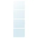 IKEA AULI АУЛІ, 4 панелі для рами розсувних дверцят, дзеркальне скло, 75x236 см 302.112.75 фото thumb №1