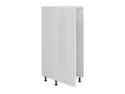 BRW Кухонный шкаф для встроенного холодильника Sole 60 см левый белый глянец, альпийский белый/глянцевый белый FH_DL_60/143_L-BAL/BIP фото thumb №3