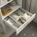 IKEA SMÅSTAD СМОСТАД / PLATSA ПЛАТСА, книжкова шафа, білий білий / з 3 шухлядами, 60x57x123 см 493.878.06 фото thumb №5